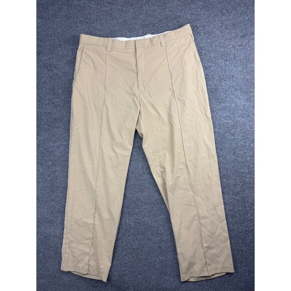 Nike Other - Nike Golf Pants Men's 40 x 32 Beige Fit Dry Chino Pockets Tapered Front Pleat